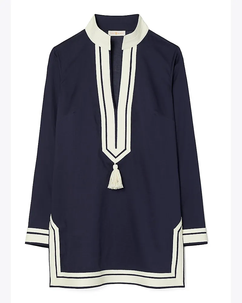 Tory Burch Einfarbige Tunika Mit Quasten 