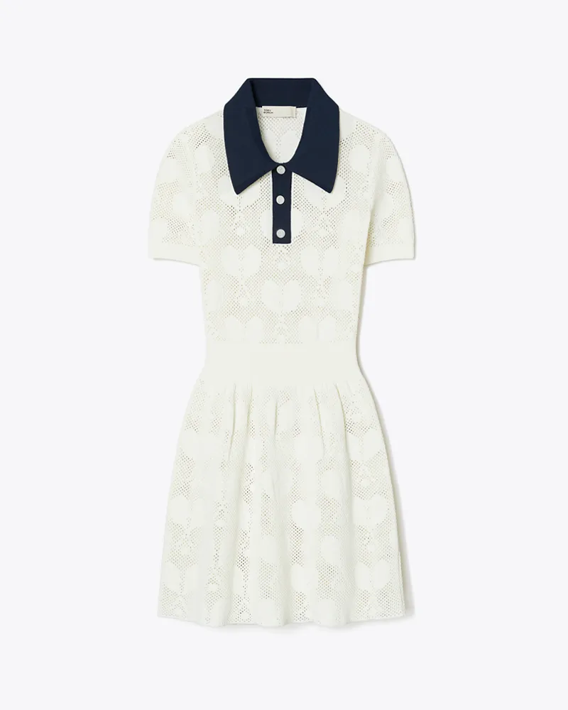 Tory Burch Damen Racquet Meshkleid New