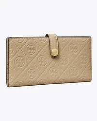 Tory Burch T Monogram Leather Zip Slim Wallet Fresh