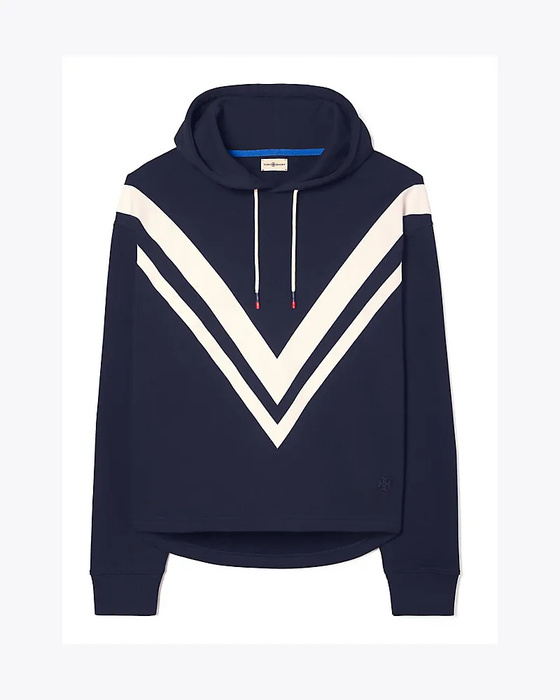 Tory Sport Chevron-Kapuzenpullover Aus French Terry Tory