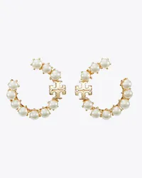 Tory Burch Kira Pearl Loop Earring Tory