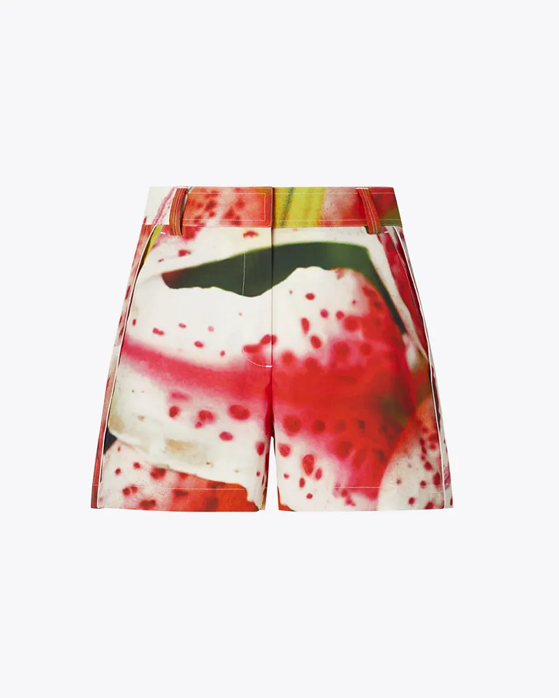 Tory Burch Damen Camp Shorts aus Twill Pink