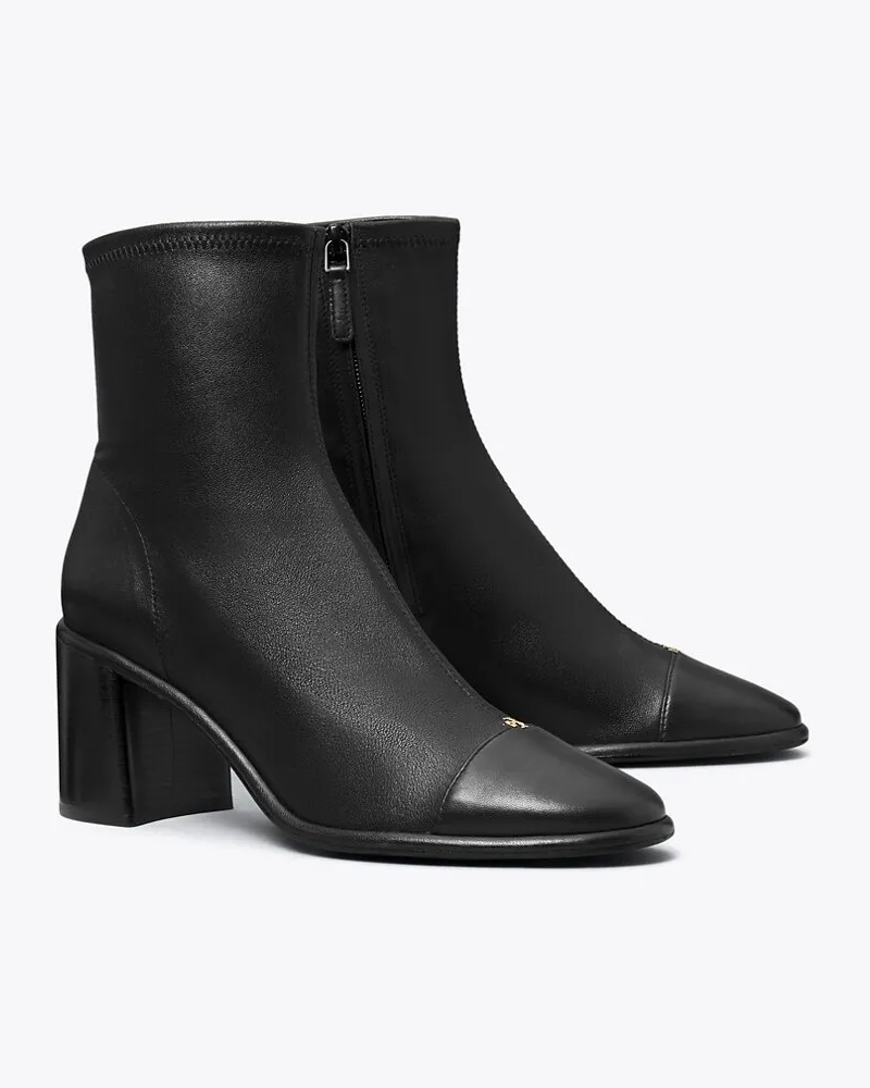 Tory Burch Damen Cap-Toe Heeled Ankle Boot Perfect