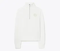 Damen Sweatshirt-Troyer aus schwerem French Terry