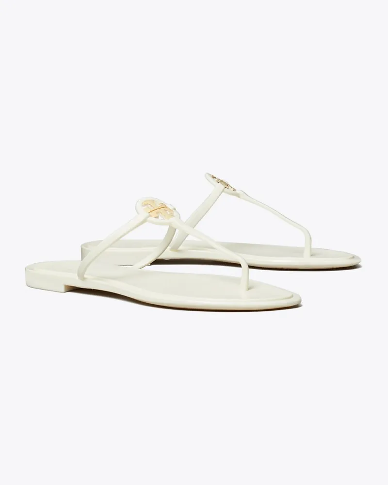 Tory Burch Mini Miller Jelly-Sandale Ivory