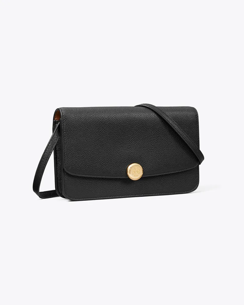 Tory Burch Romy Crossbody Bag mit Umschlag Black