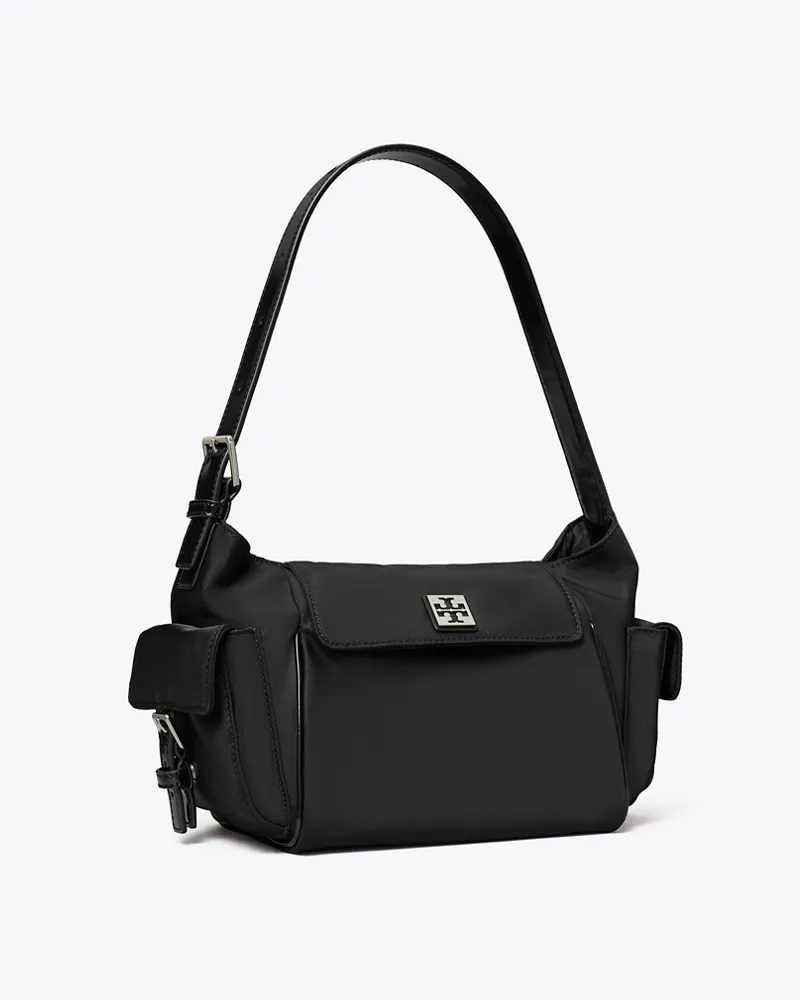 Tory Burch Damen Virginia Pocket Shoulder Bag Black