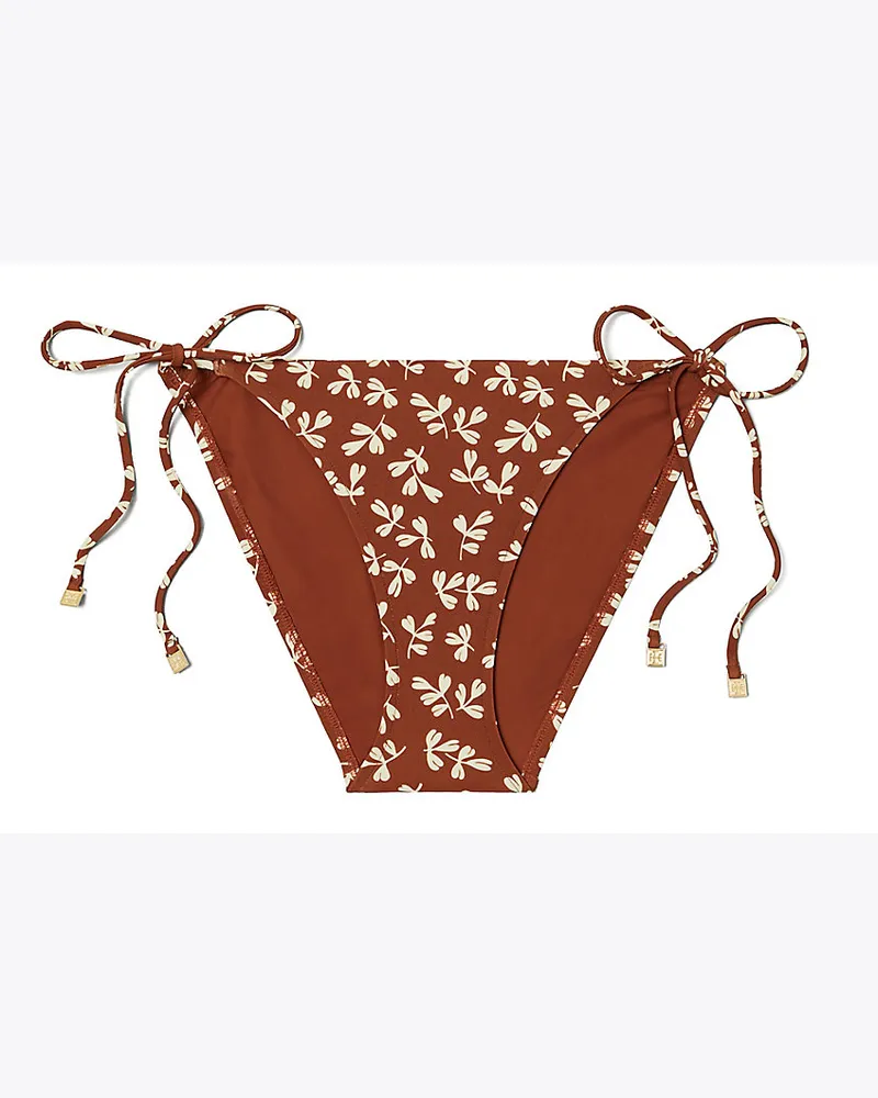 Tory Burch Bedruckte String-Bikinihose 