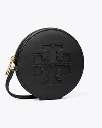 Tory Burch Ella Bio Circle Zip Card Case Black