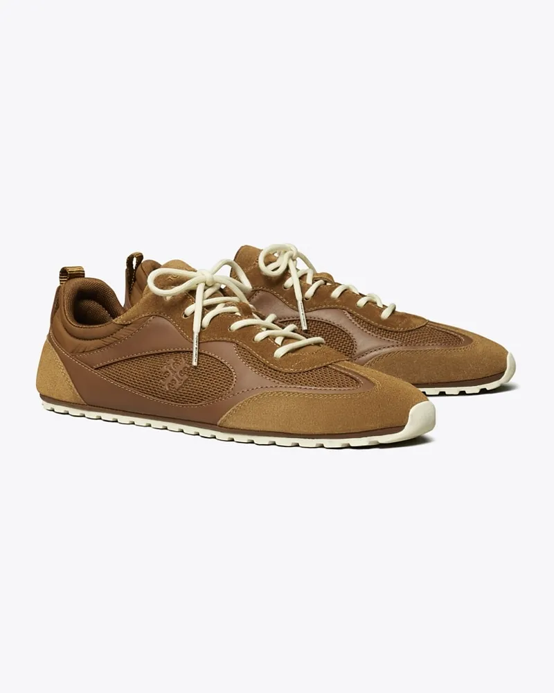 Tory Burch Damen Field Sneaker Cognac