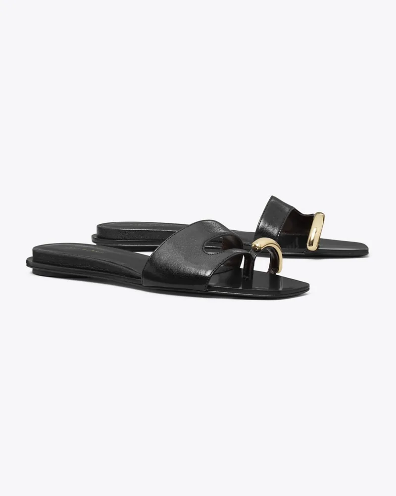 Tory Burch Damen Slide mit Piercing-Detail Perfect