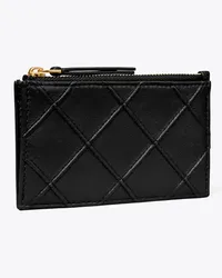 Tory Burch Fleming Soft Zip Card Case Black