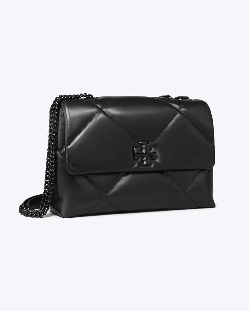 Tory Burch Damen Kira Schultertasche mit Rautensteppung Black