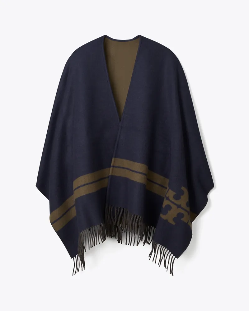 Tory Burch Gestreiftes Cape Navy