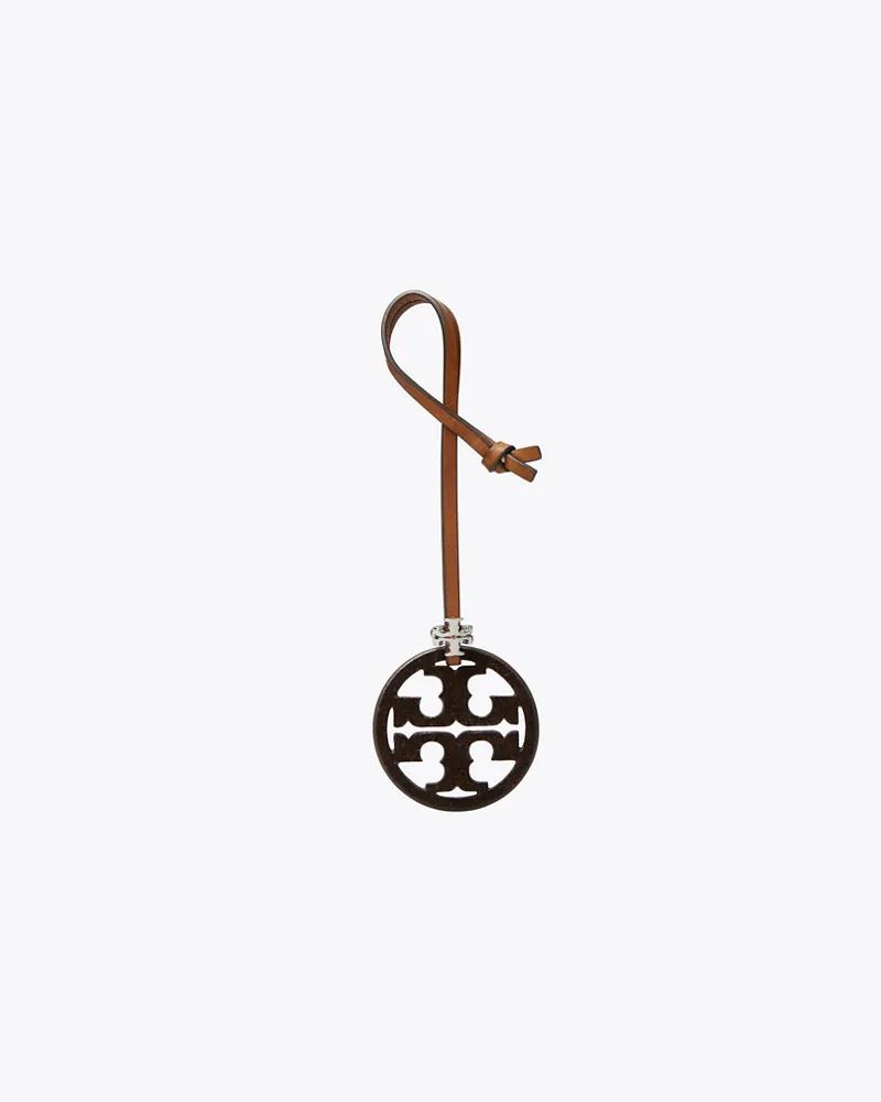 Tory Burch Damen Miller Logo Bag Charm Dark