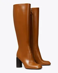 Tory Burch Twisted Heel Knee-High Boot Sierra