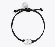 Damen Embrace Ambition Armband in Silber/Schwarz