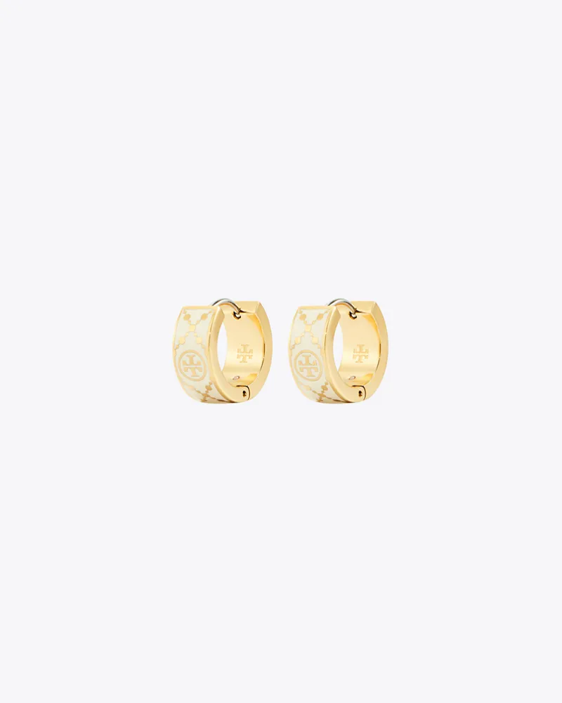 Tory Burch Kleine Icon Creolen mit T-Monogramm Tory