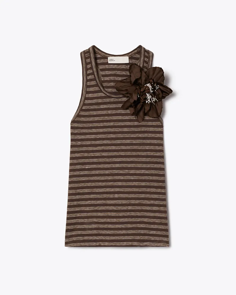 Tory Burch Racerback-Tanktop Brown