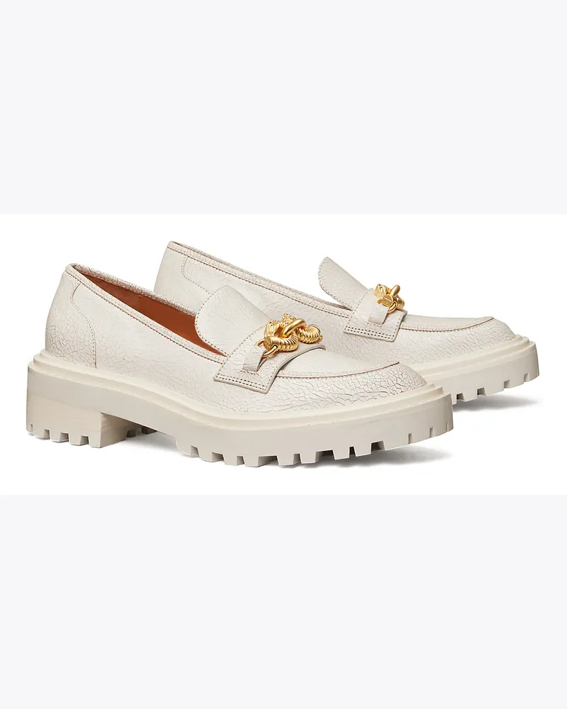 Tory Burch Jessa Loafer Mit Profilsohle White