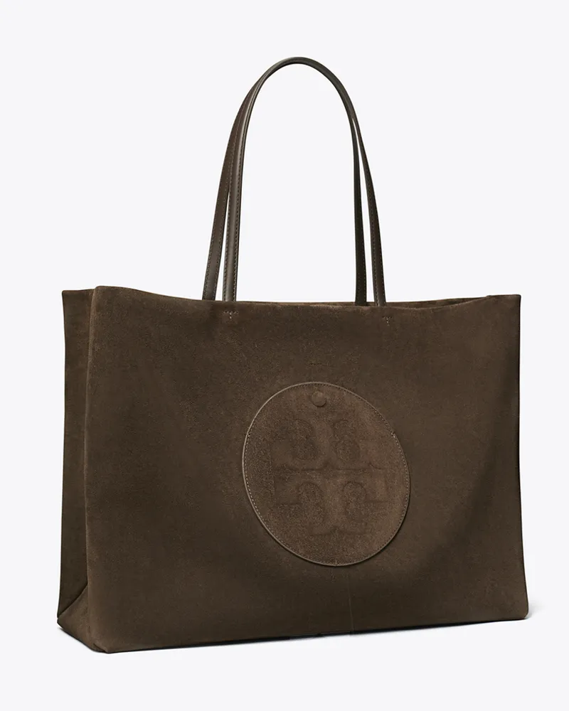 Tory Burch Damen Ella Suede Tote Pine