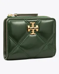 Tory Burch Kira Diamond Quilt Bi-Fold Wallet Basil