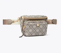Damen Mini-Gürteltasche aus beschichtetem Jacquard mit T-Monogramm