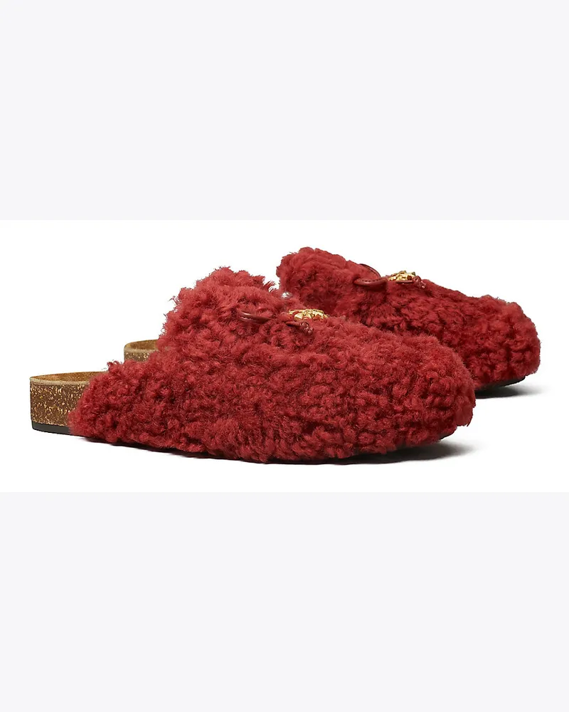 Tory Burch Mammoth Pantolette Mit Tory-Anhänger Smoked