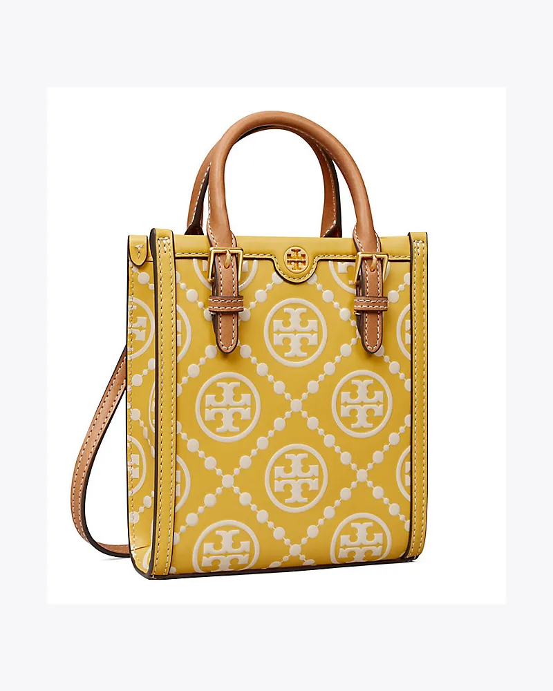 Tory Burch Geprägte Mini Tote Bag Mit T-Monogramm 