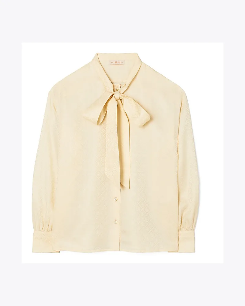 Tory Burch Schluppenbluse Aus Jacquard-Satin French