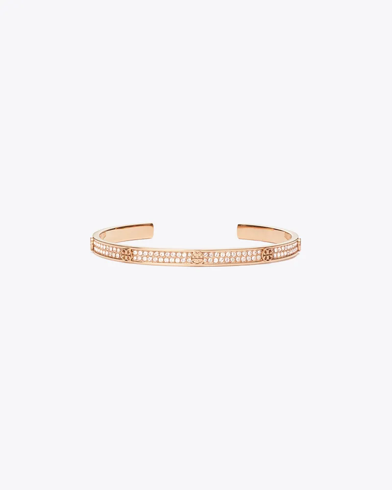 Tory Burch Damen Icon Pavé Cuff Rose