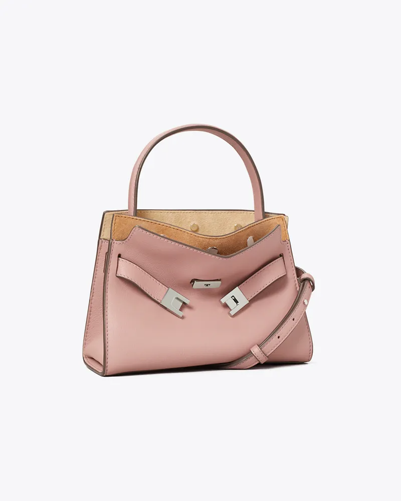 Tory Burch Damen Petite Lee Radziwill Double Bag Light