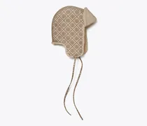 Damen Trappermütze mit T-Monogramm