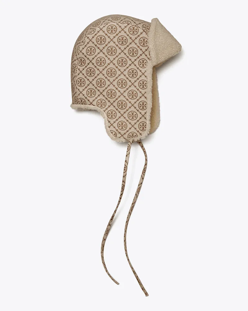 Tory Burch Damen Trappermütze mit T-Monogramm Hazel