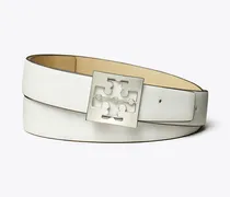 Damen Gürtel mit quadratischem Logo, 3,8 cm