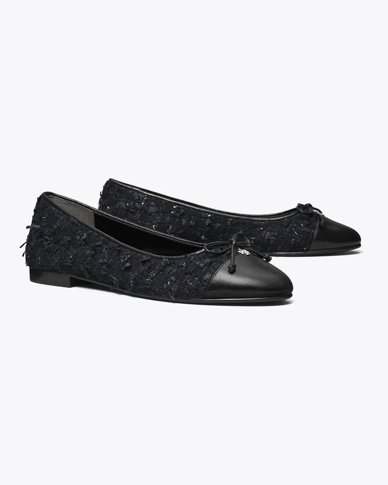 Tory Burch Damen Ballerina mit Zehenkappe Midnight