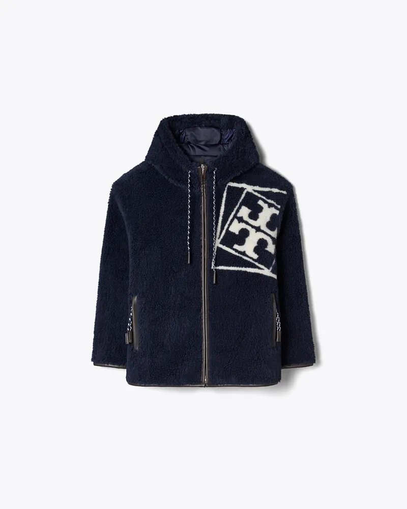 Tory Burch Fleecejacke mit Logo Medium