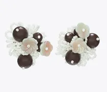 Damen Runway Beaded Cluster Earrings