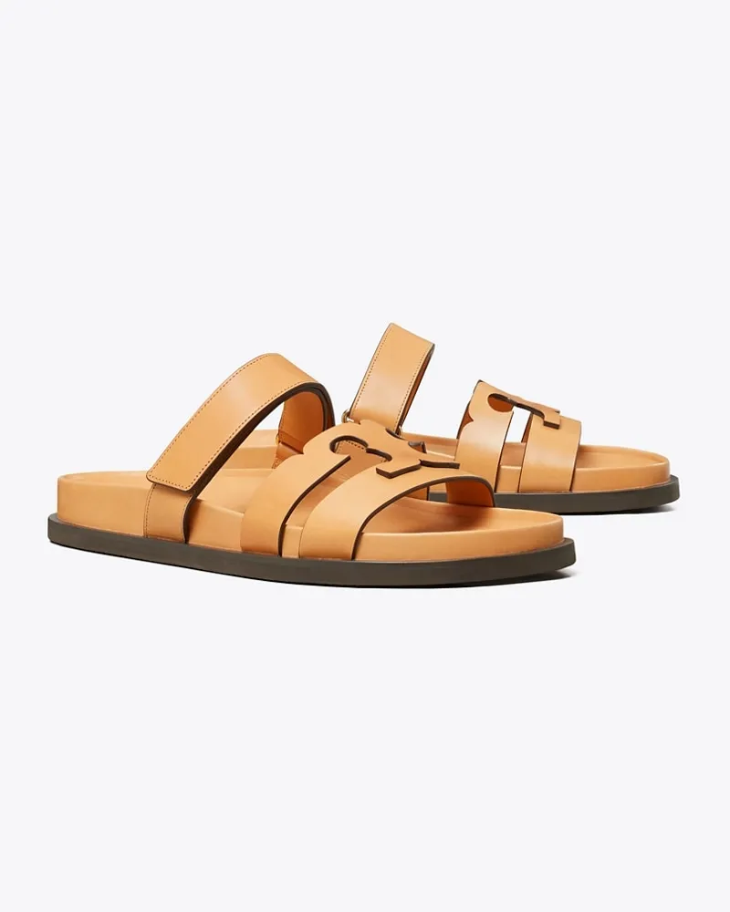 Tory Burch Damen Ines Sport Slide Camello