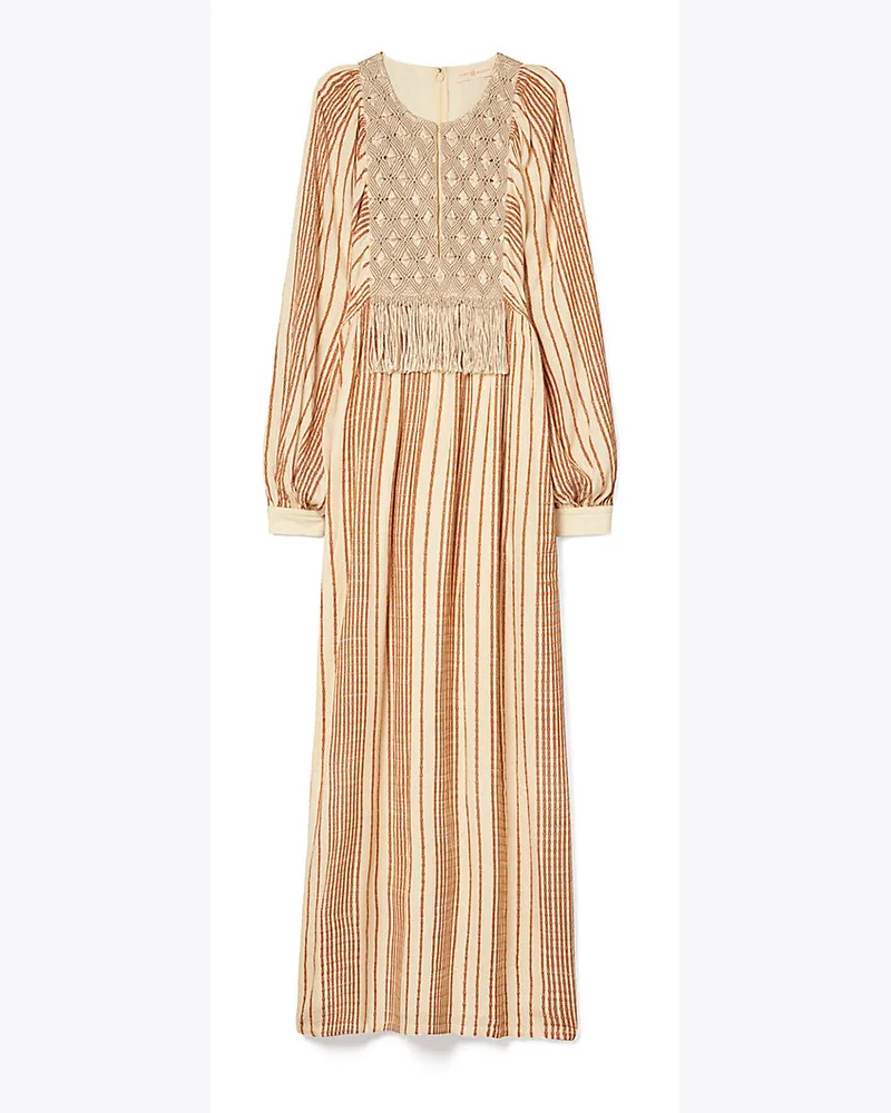 Tory Burch Makramee-Kaftan Red