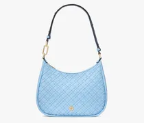 Kayla Woven Schultertasche Aus Leder, Groß