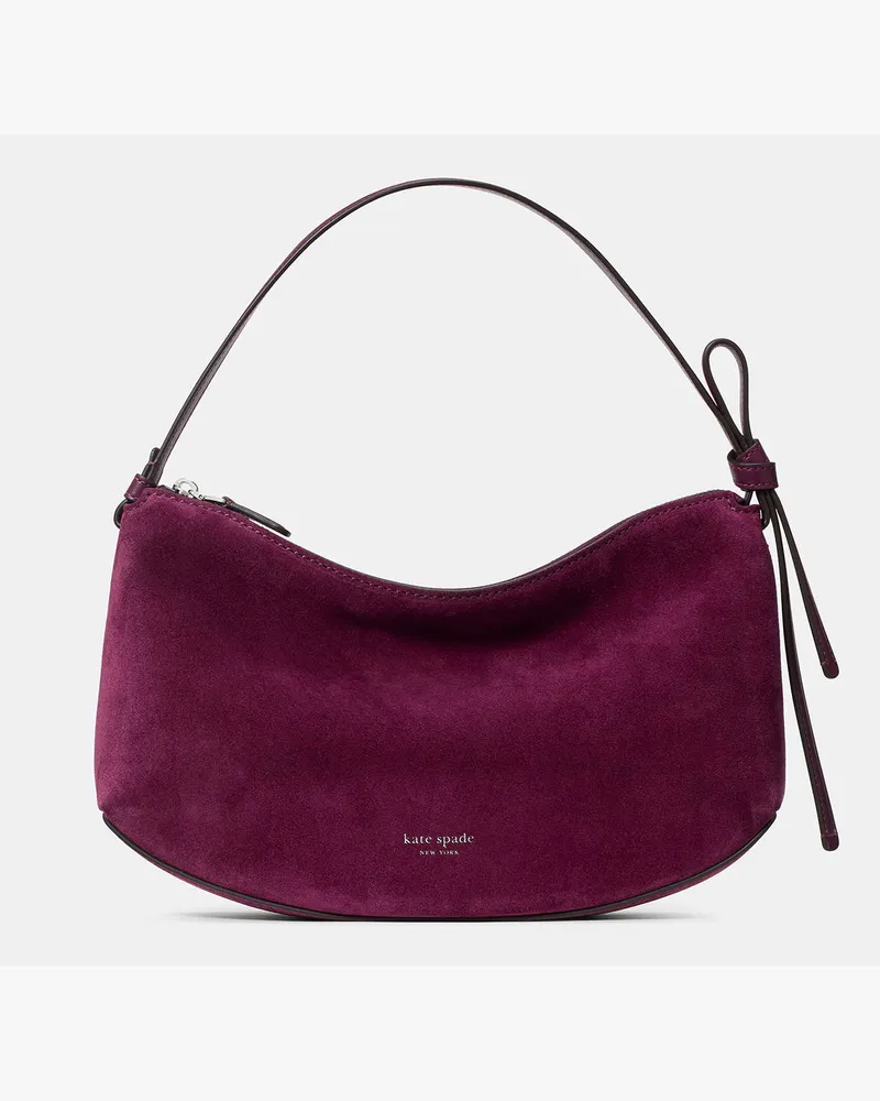 Kate Spade Loop Schultertasche Aus Wildleder Purple
