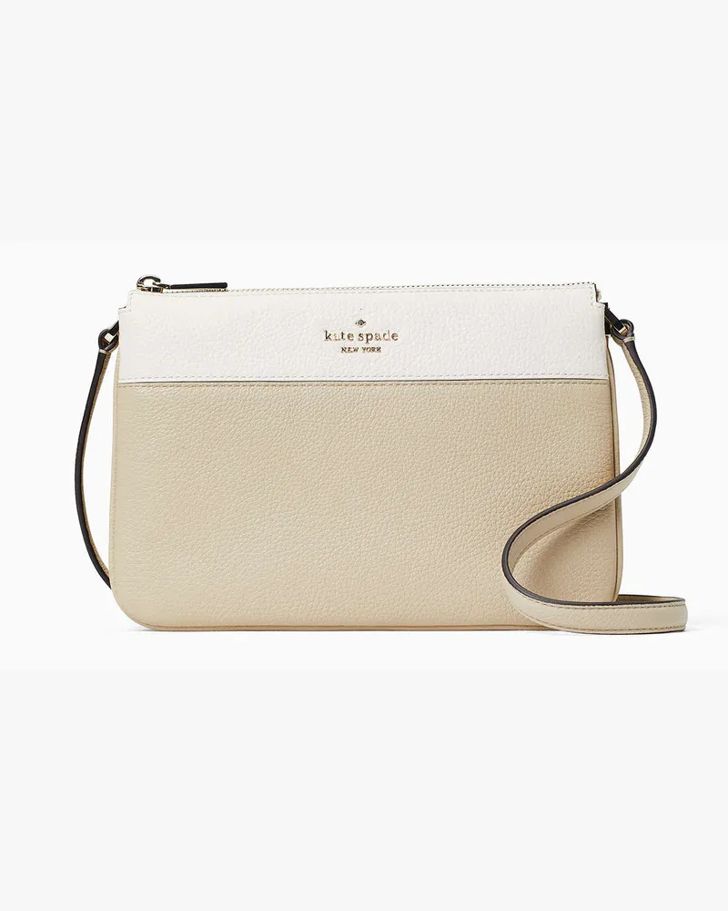 Kate Spade Leila Colorblock Umhängetasche Mit Dreifacher Kellerfalte Light