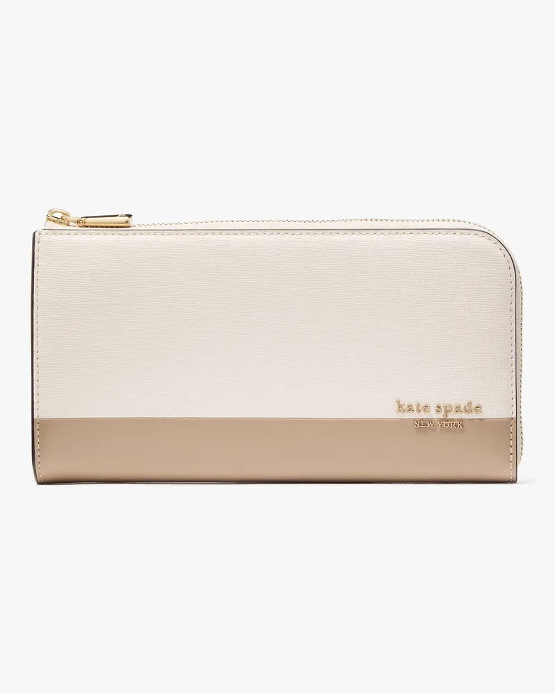 Kate Spade Devin Portemonnaie In Blockfarben Mit Reißverschluss Timeless