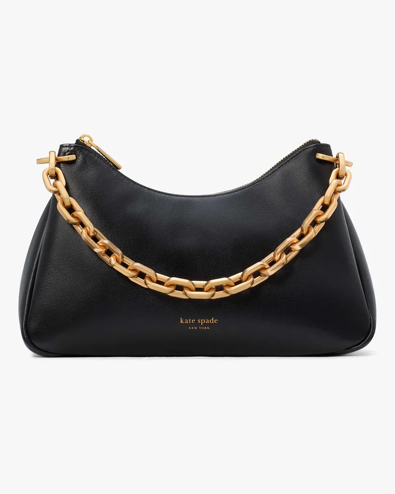Kate Spade Kate Spade Grace Schultertasche Mit Kette für Frauen in Schwarz | LEDER Schwarz