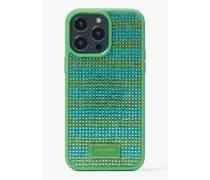 Seaside Stripe Hülle für Iphone 14 Pro max mit Pailletten