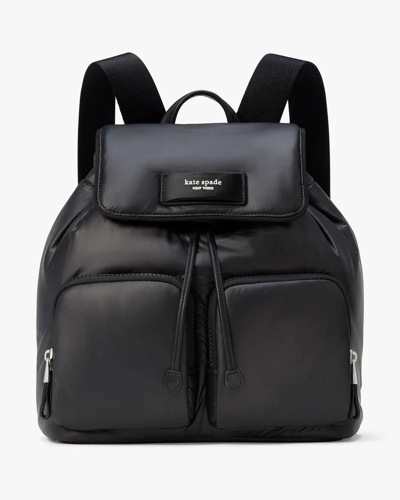 Kate Spade Puff-Rucksack Black