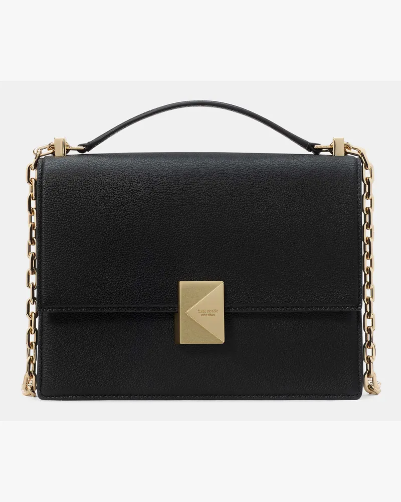 Kate Spade Kate Spade Deco Schultertasche Mit Kette für Frauen in Schwarz | Leder Schwarz
