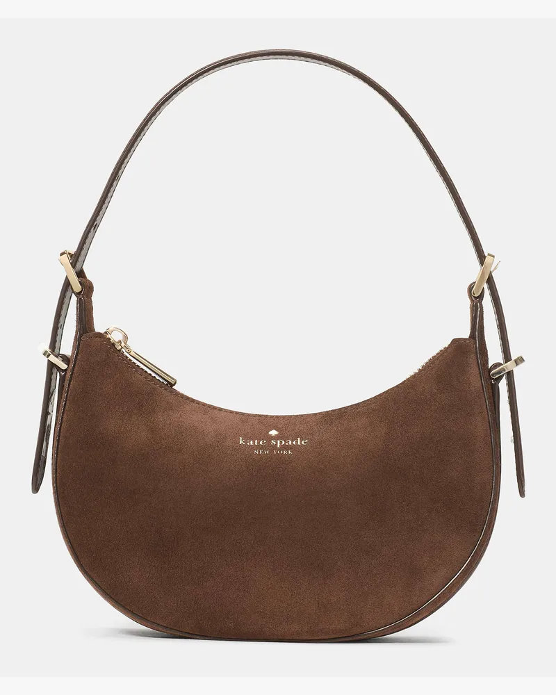 Kate Spade Nova Crescent Schultertasche Aus Wildleder, Klein Hot