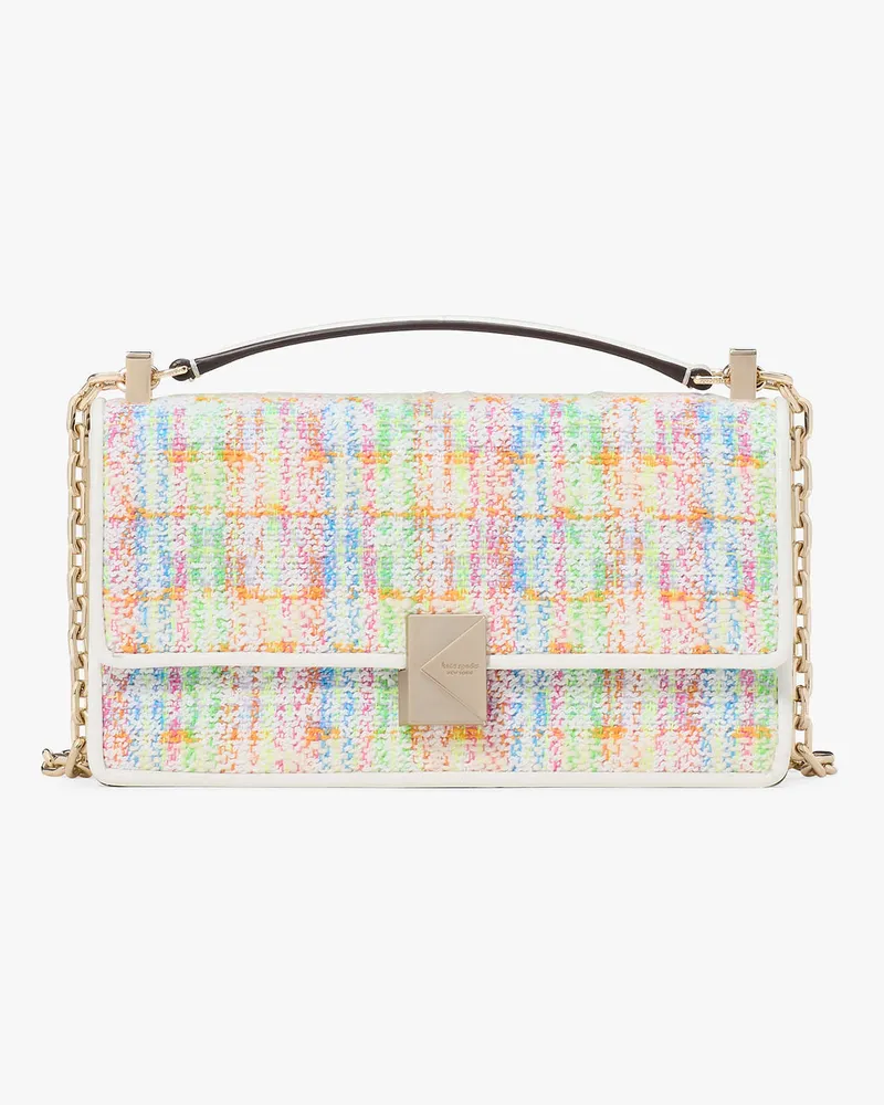 Kate Spade Deco Umhängetasche Aus Tweed, Extraklein Multicolor